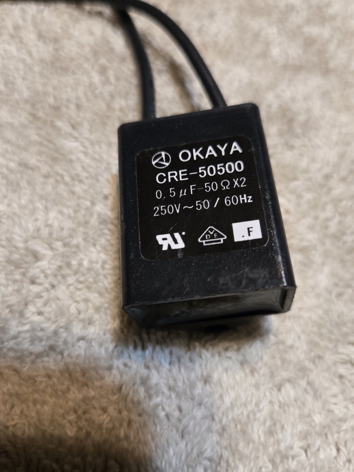 Okaya CRE-50500 Capacitor 250V 50/60 Hz