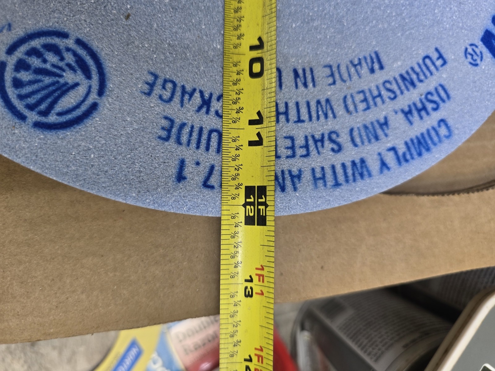 Norton Grinding Wheel 12″x3/4″x5″ 5SG80 FACE M FROM SIDE A BLUEPRINT 109540393