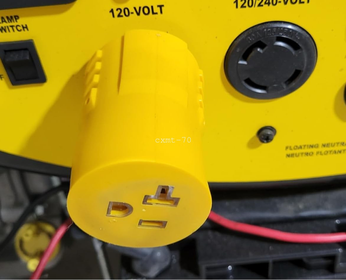 RV Power Adapter NEMA L5-30P to 5-15 5-20R Generator Camper Male to Female Plug