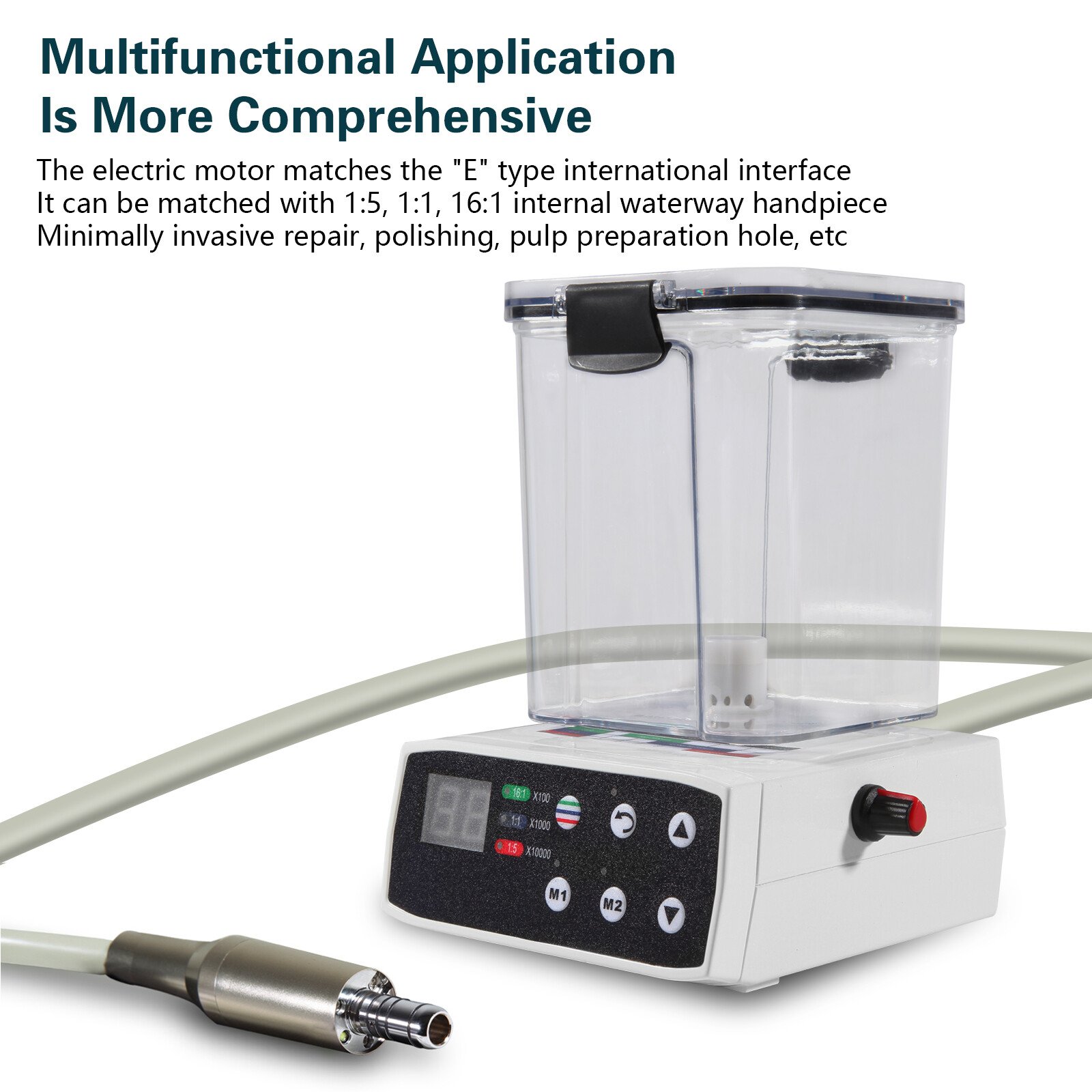 Dental Electric Motor 1:5 High Speed Handpiece Contra Angle