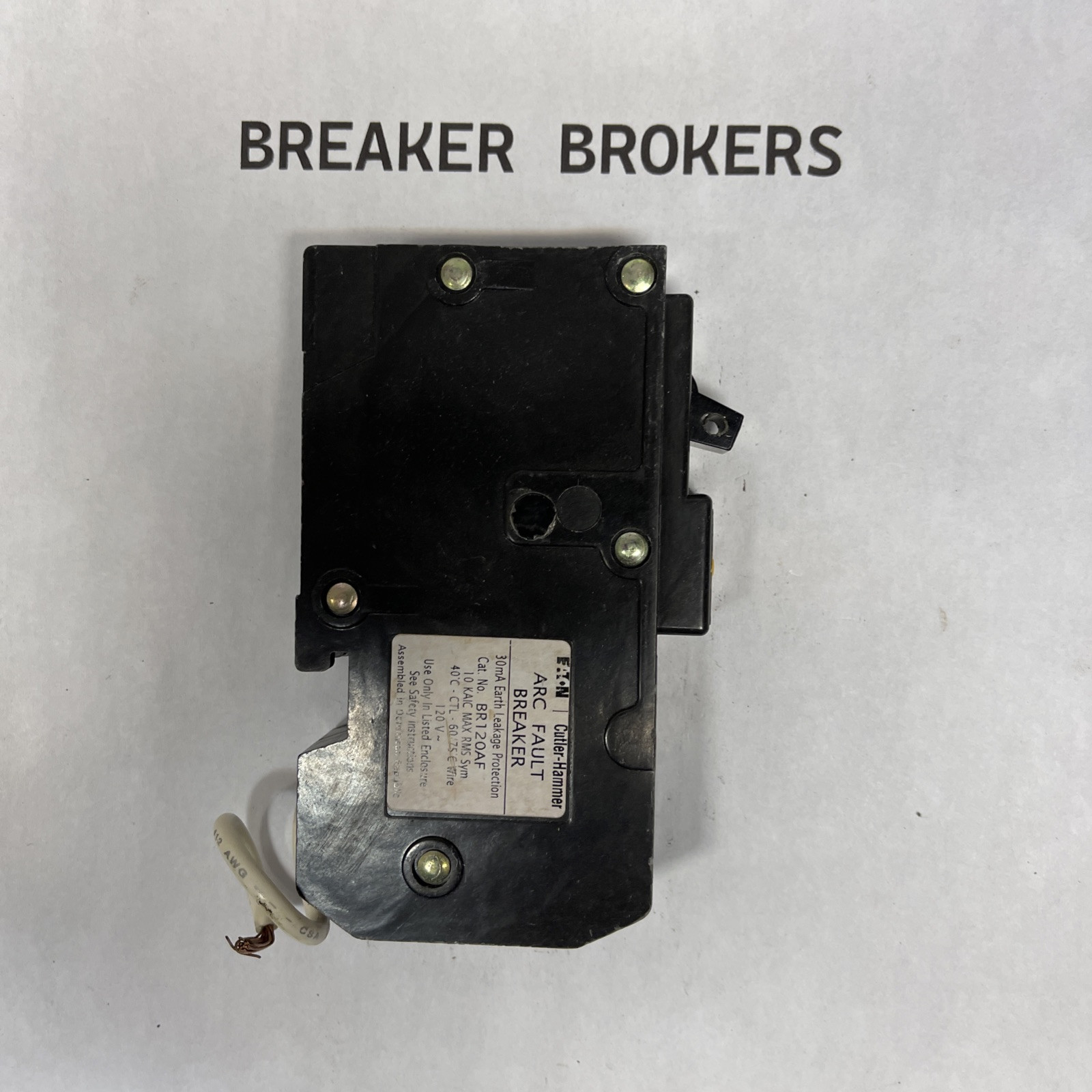 EATON BR120AF 20 AMP 1 POLE 120 VOLT ARC FAULT CIRCUIT BREAKER SHIPS TODAY FAST