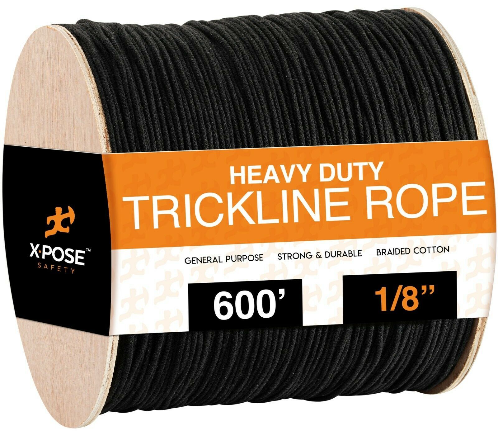 Trickline Rope – Theatrical Tie Line Heavy Duty Spool 80lb Tensile Strength