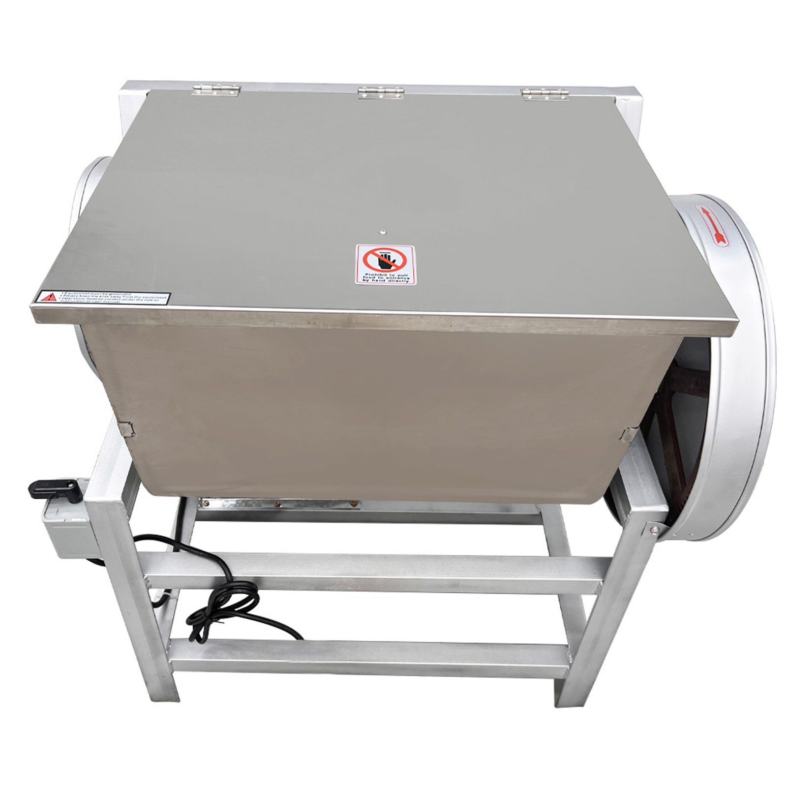 50kg/110lbs Commercial Dough Mixer 110V Dough Kneading Machine without Plug