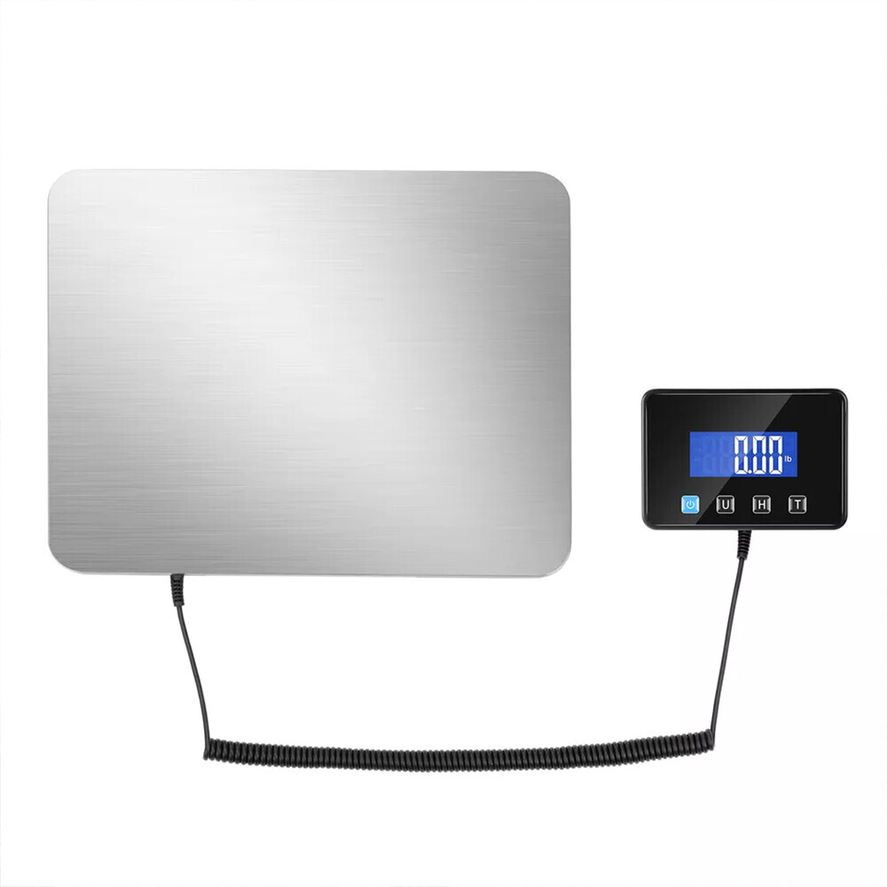 LCD Digital Postal Parcel Scales 200kg 440lbs Platform Postage Shipping Weighing