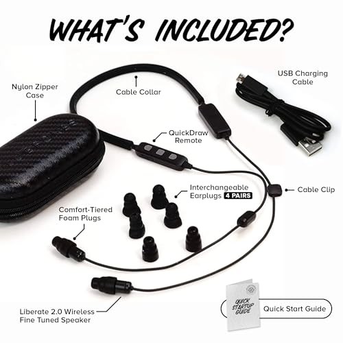 Plugfones Liberate 2.0 Wireless Bluetooth in-Ear Earplug Assorted Colors