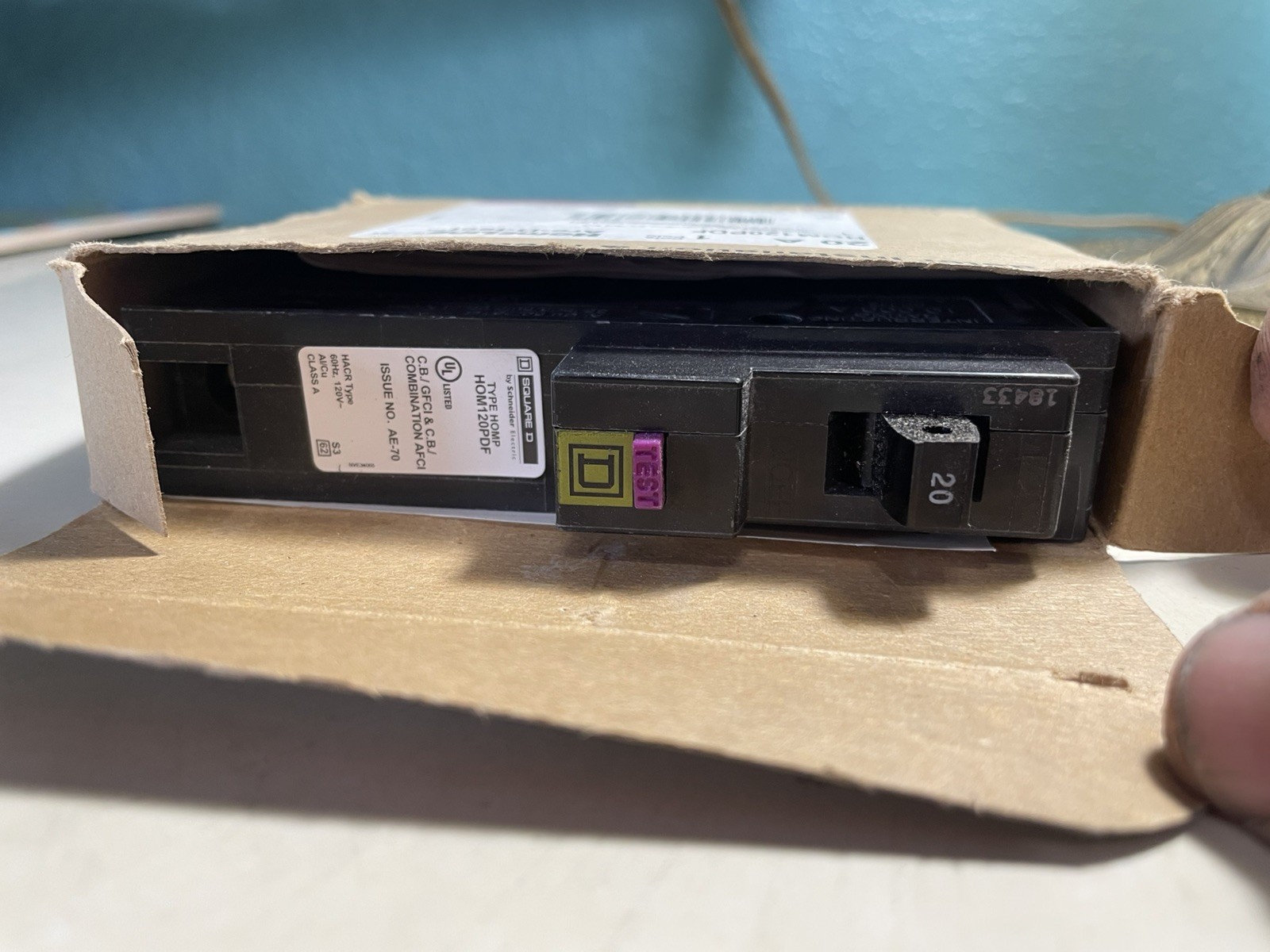 NEW In Box Square D HOM120PDF 20A 1P Dual Function AFCI GFCI Breaker