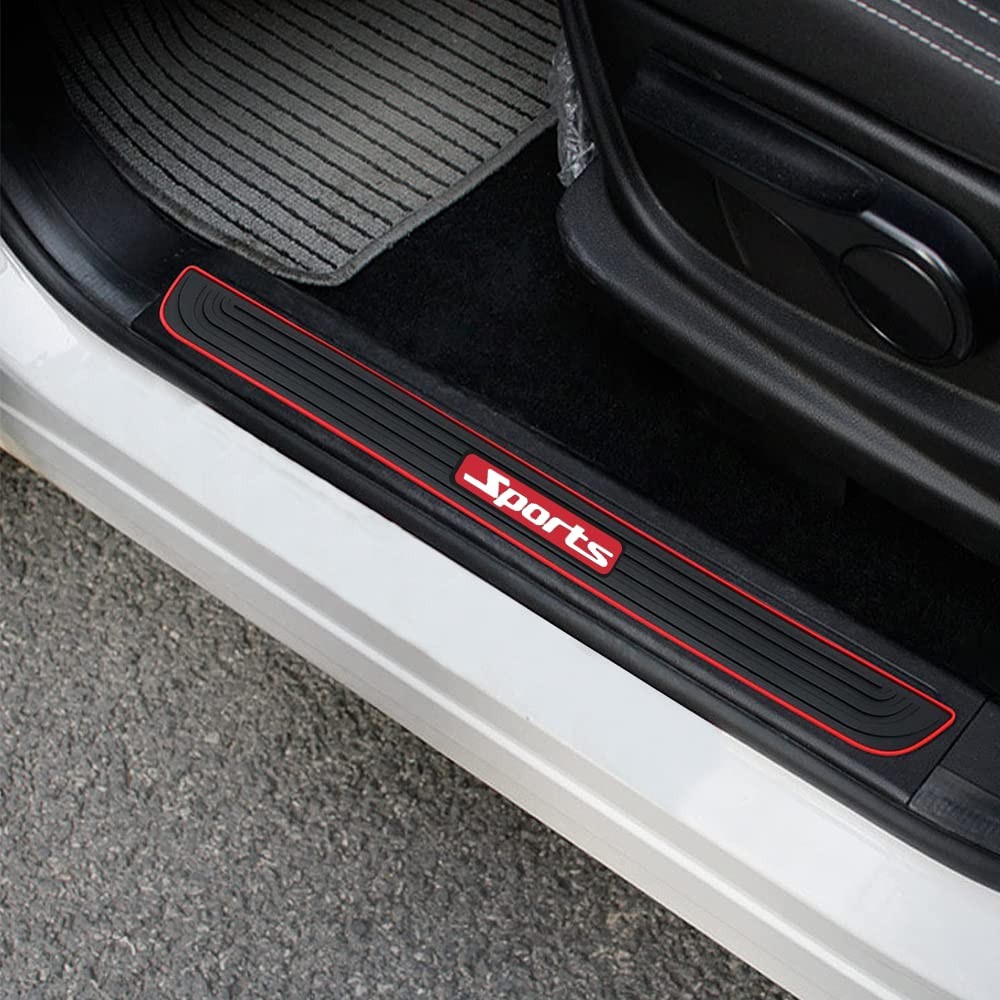 Car Rear Bumper Protector Guard, 35.4 * 2.76 Inch Universal Rubber Scratch-Re…