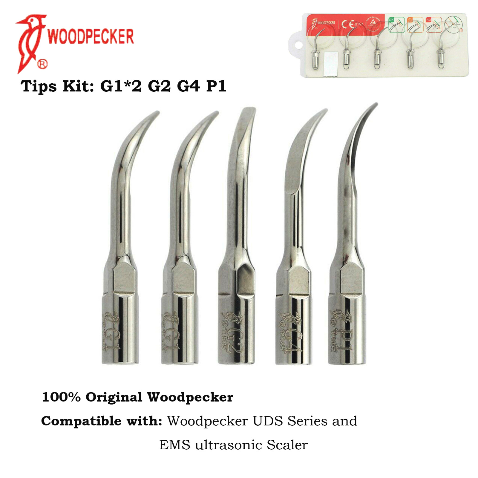 Woodpecker Dental Ultrasonic Scaler HW-3H HW-5L Handpiece EMS PIEZON LED HP-5L
