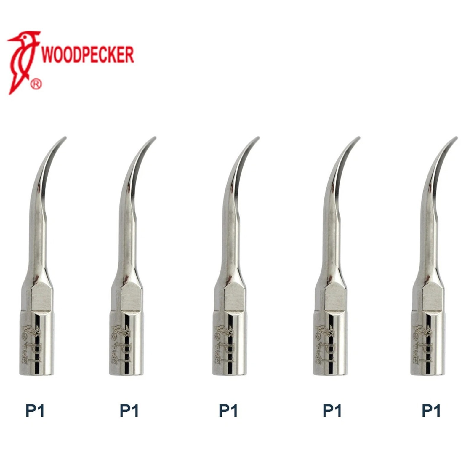 Woodpecker Dental Ultrasonic Scaler Scaling Tips fit EMS UDS Series P1 5Pcs