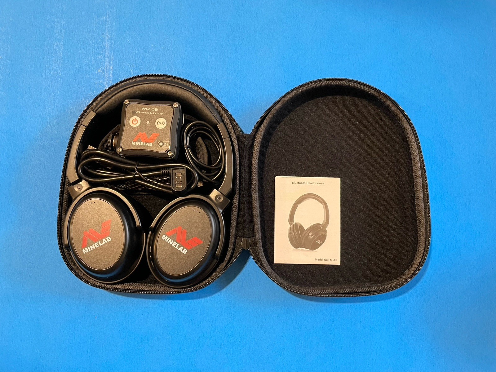 Minelab ML85 Wireless Headphones Module WM 08 for Metal Detector