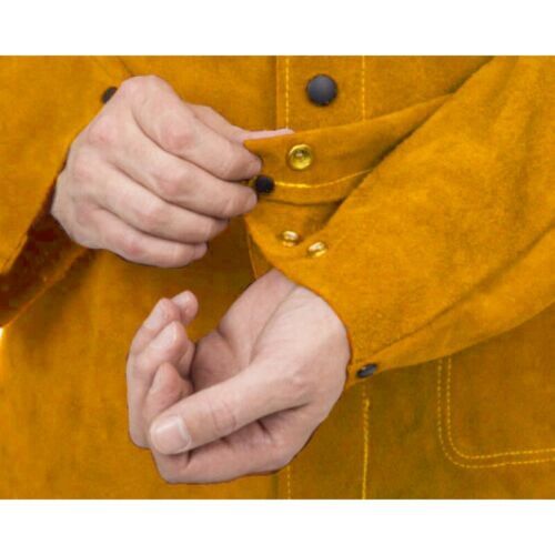 Leather Welding Work Jacket Split Welder Jacket Clothes For Men Women XXXL Size