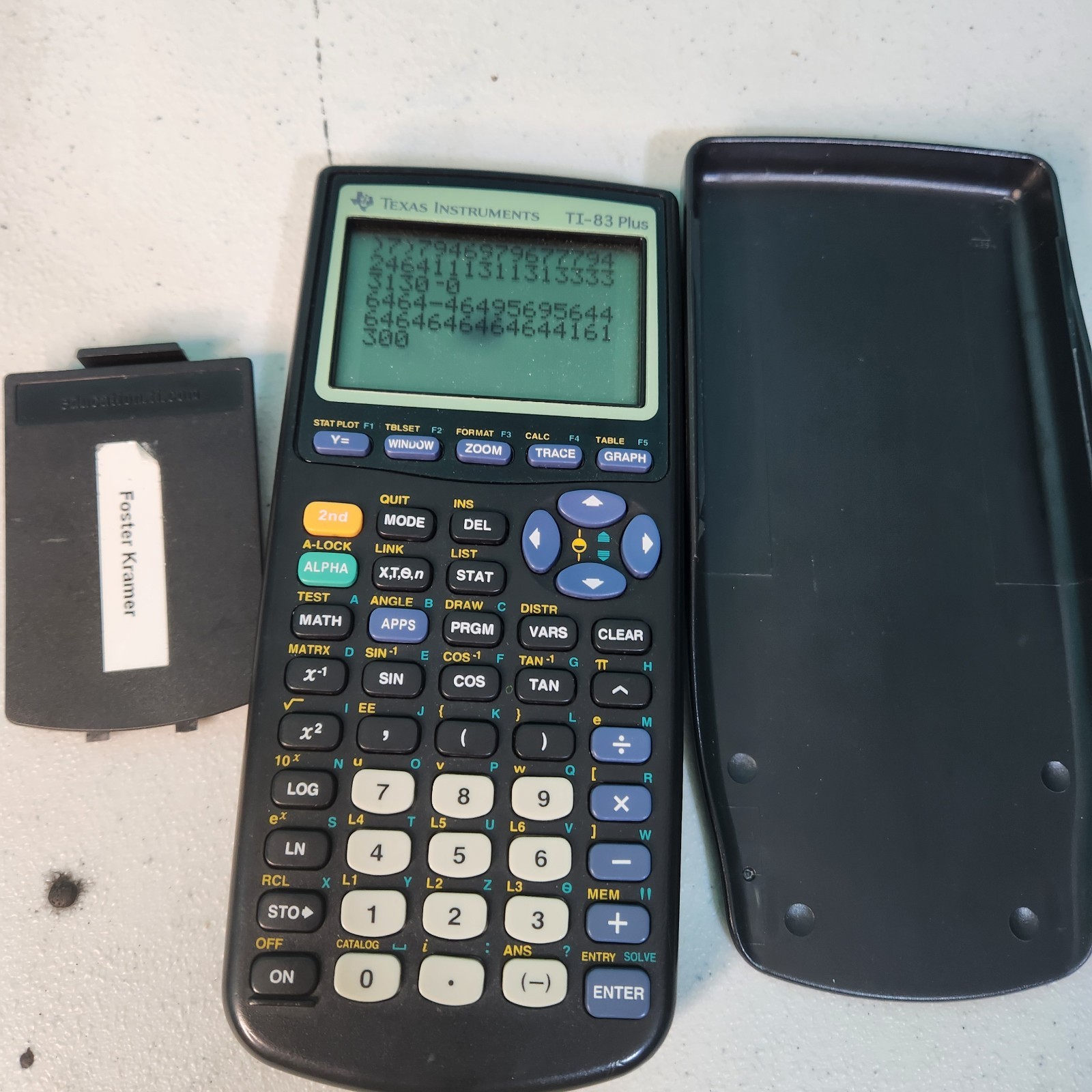 TI-83 Plus Graphing Calculator TI83+ Graph Algebra Scientific Texas Instruments