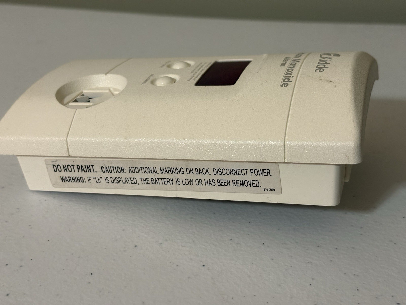 Kidde 21006973 AC Powered Plug-In Carbon Monoxide Alarm *Works*