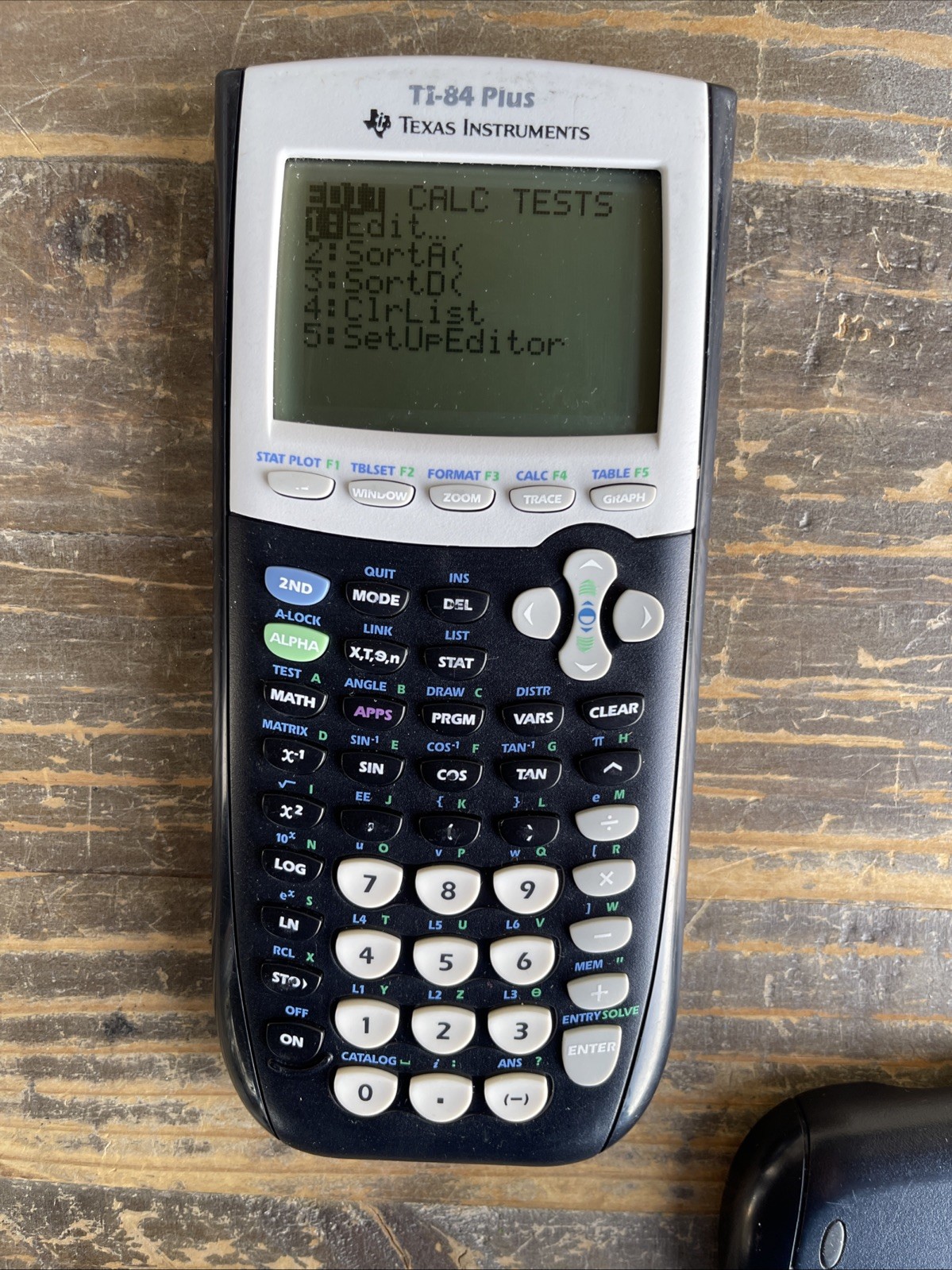 Texas Instruments TI-84 Plus Graphing Calculator Tested W/ Slip Cover