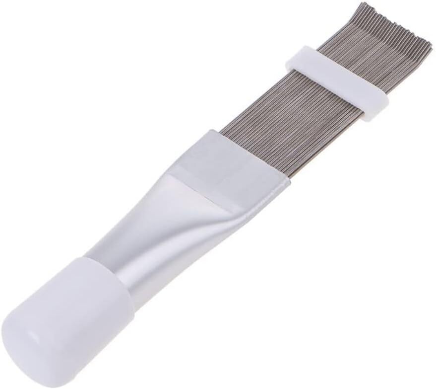 2Pcs Cleaning Tool Air Conditioner Fin Repair Tool Coil Comb A/C Condenser Brush