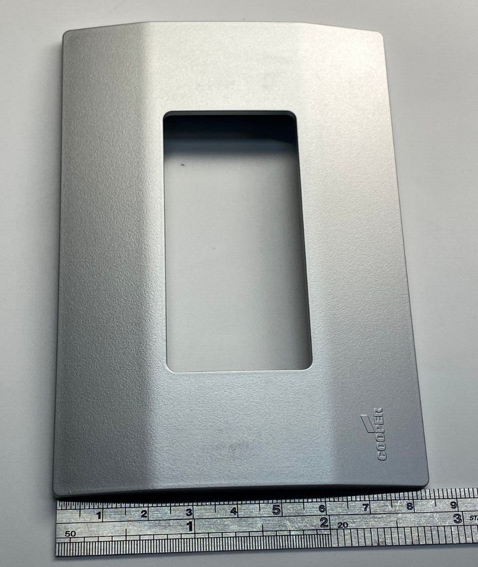 1pcs – COOPER Wiring Devices Antares WD30148 Aluminum Special Plate Cover