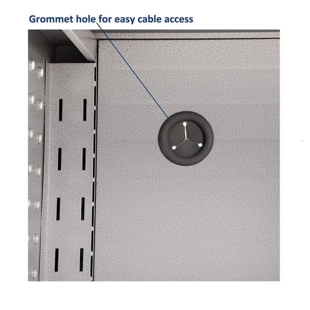 Seville Classics UltraHD Steel Storage Cabinet Locking 24x18x66 400 lb