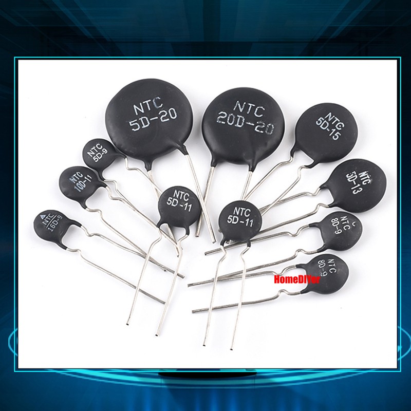 NTC/PTC Thermistor Temperature Sensor 3D/5D/8D/10D/20D/47D-5/7/9/11/13/15/20/25