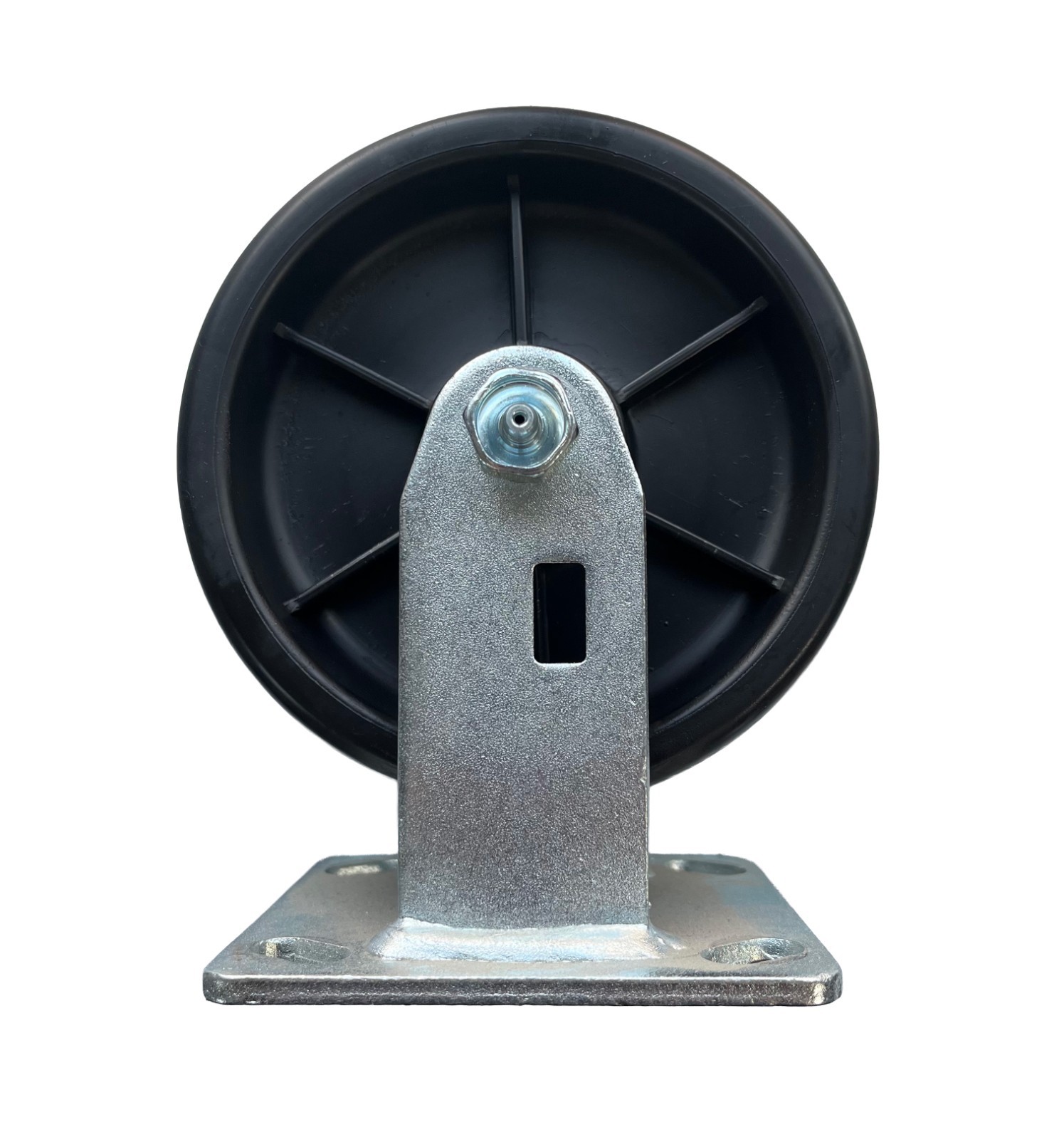 6″ x 2″ Heavy Duty Polyolefin Casters 700lb/ea (2 Rigid & 2 Swivel)