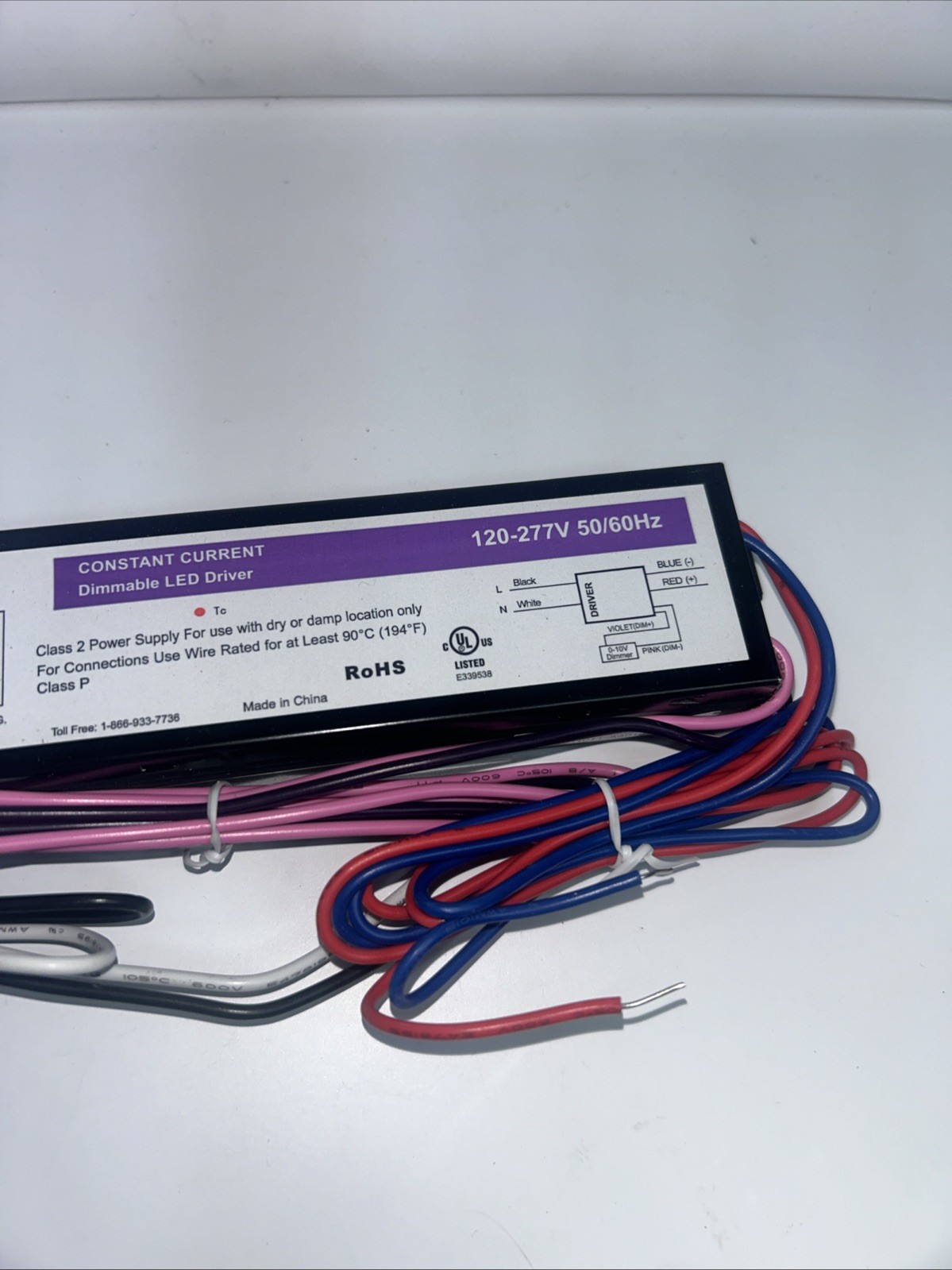 ESPEN VEL75150MVHDA-10V-P-1 LED DIMMABLE DRIVER 120-277V NEW