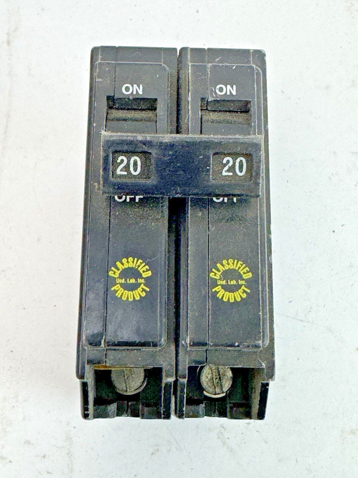 GE – TQ2120 – COMMON TRIP CIRCUIT BREAKER – 2 POLE, 20 A, 240 VAC, TYPE TQ