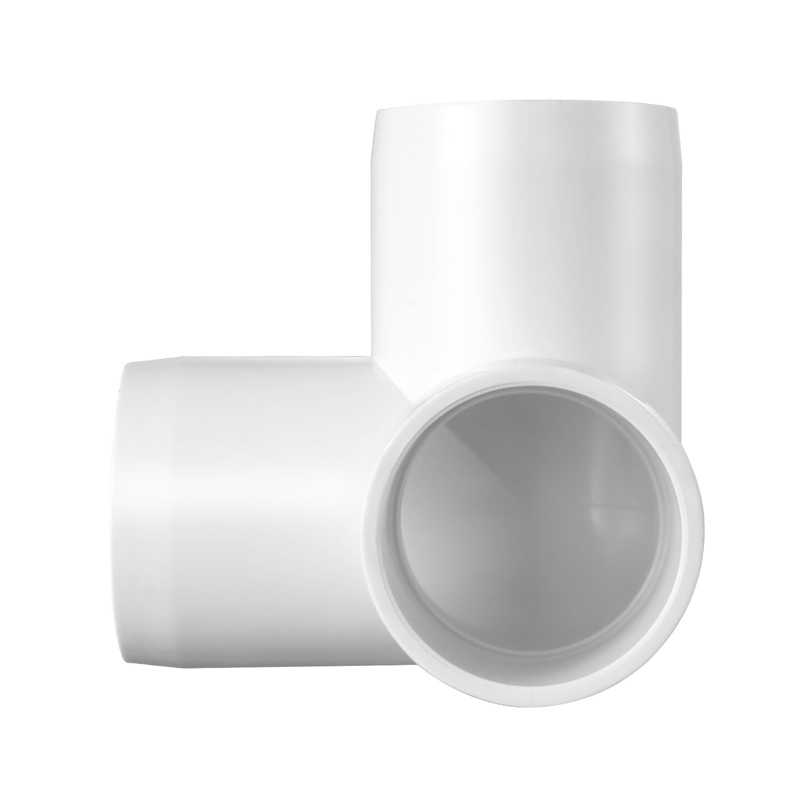 VEVOR 3-Way PVC Fittings 10-Pack PVC Pipe Joints Elbow Connector for 1″ PVC Pipe