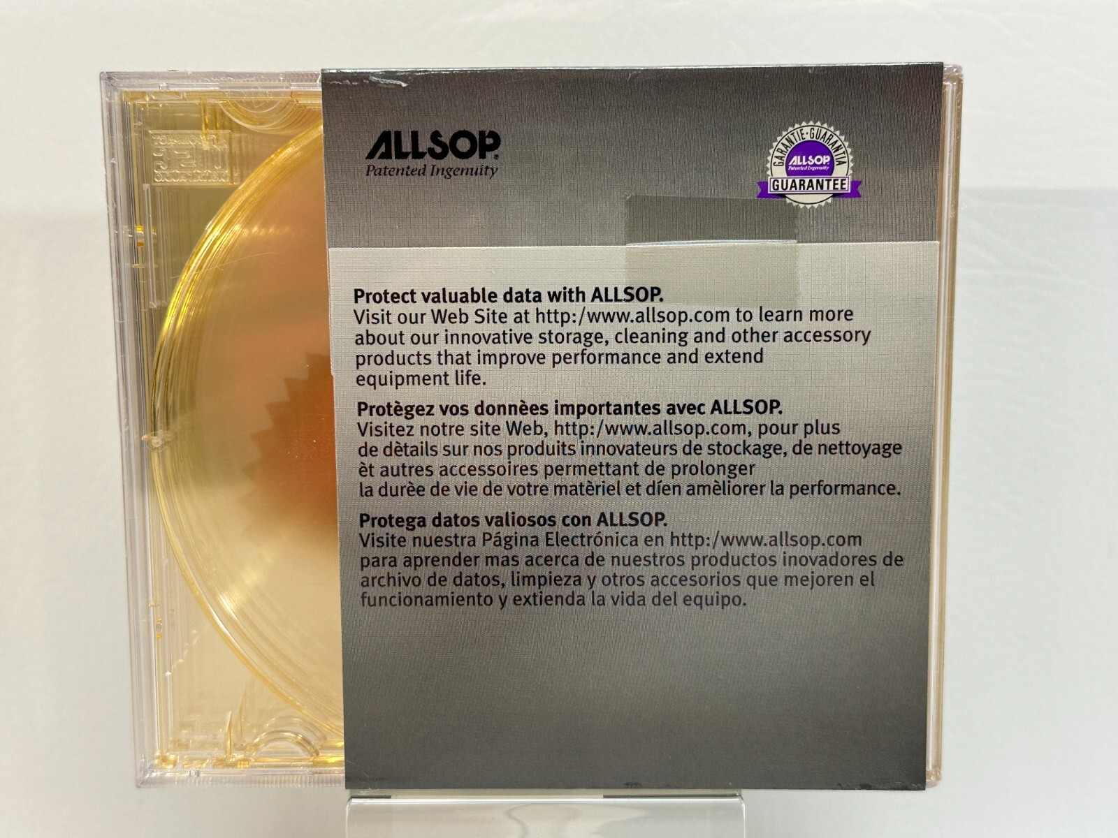 Allsop The New Gold Standard 5 pack CD-ROM, CD, CDR, DVD replacement cases