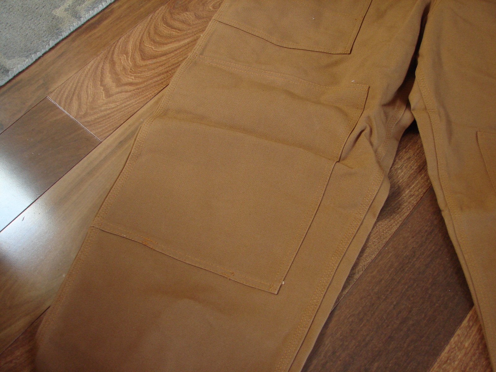 Big Bill Heavy Duck Double Knee Carpenter Bib Overall Size 44×32 Made In Canada