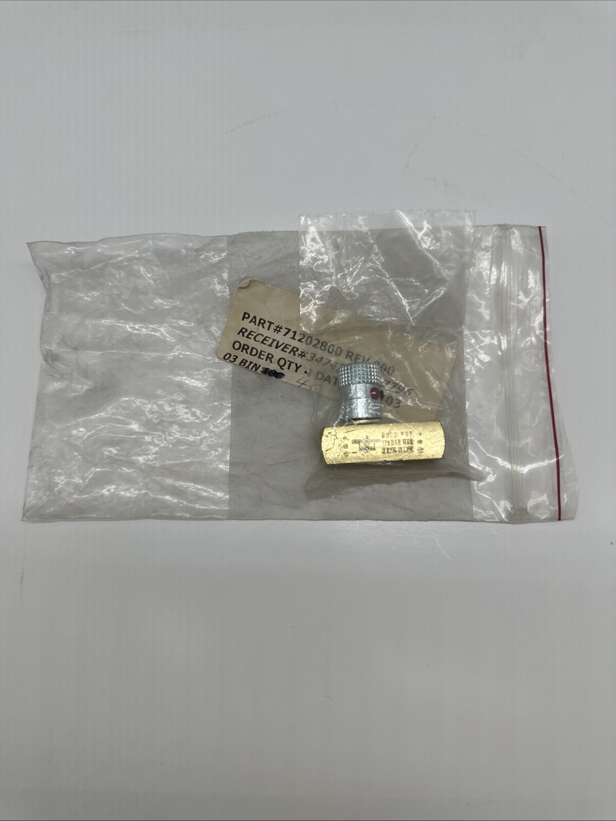 Parker F800B Colorflow Brass Hydraulic Flow Control Valve 2000PSI (2206)