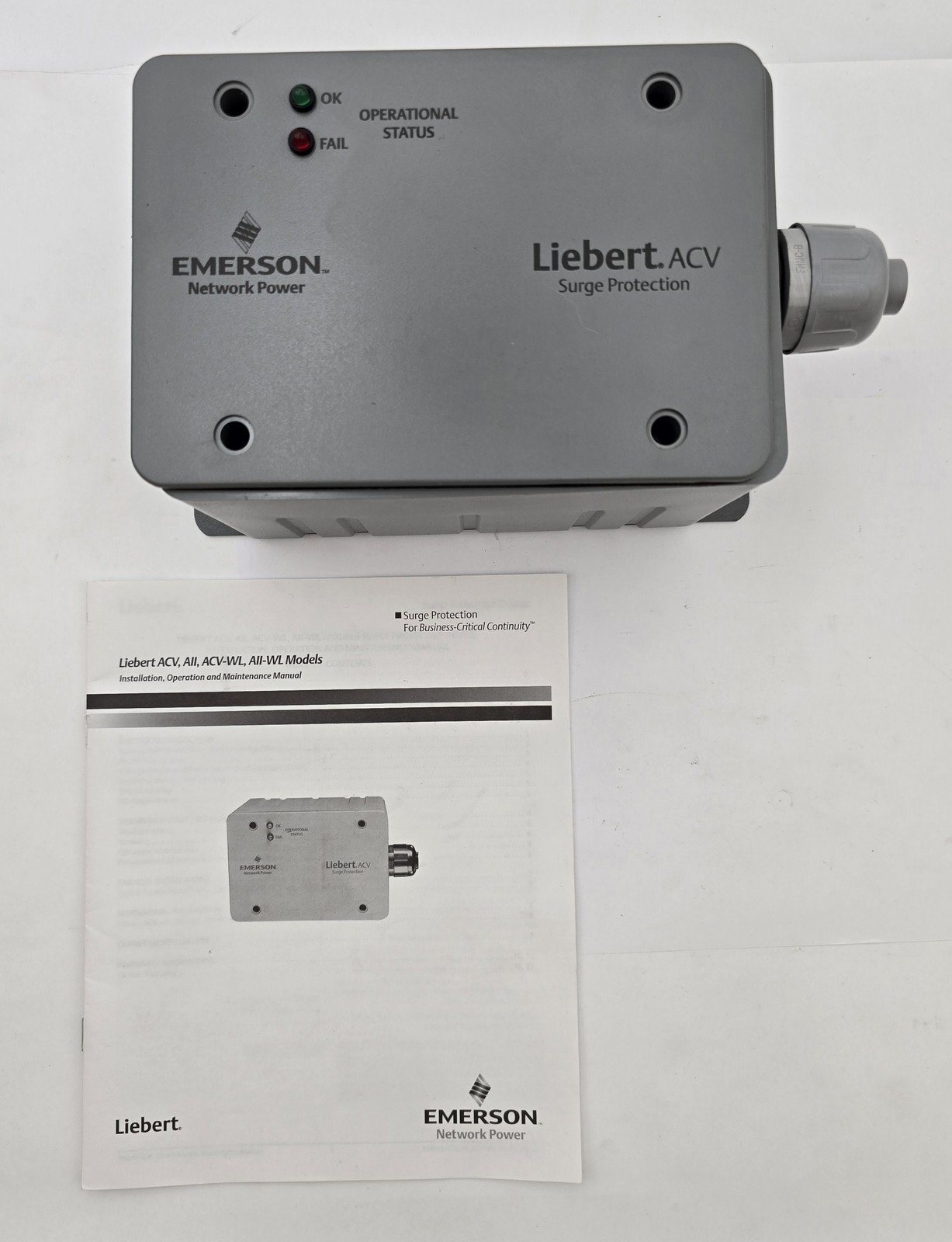 Emerson AII120Y111R ACV Surge Protective Device 3PH 120/208V 20kA Type 1 SPD 4X
