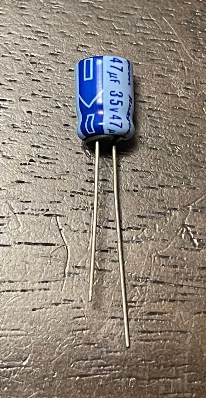 25 pcs Rubycon 47uF 35V Aluminum Electrolytic Cap +85C 5mm LS Tested USA SHIP