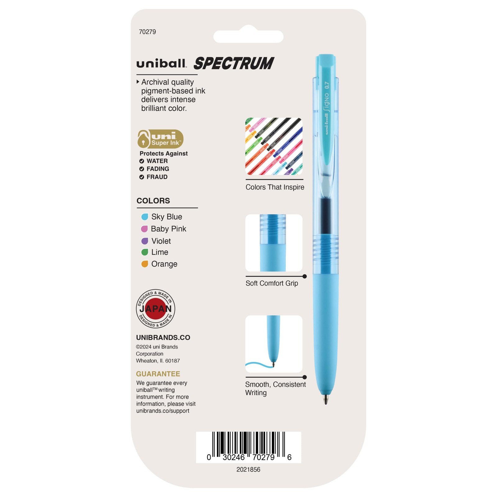 Uniball Spectrum Retractable Gel Pens, Medium Point Office Product