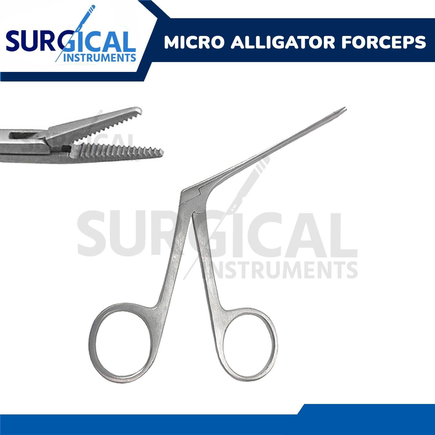 Micro Alligator Forceps 3.5″ Ophthalmic Surgical Instruments German Grade