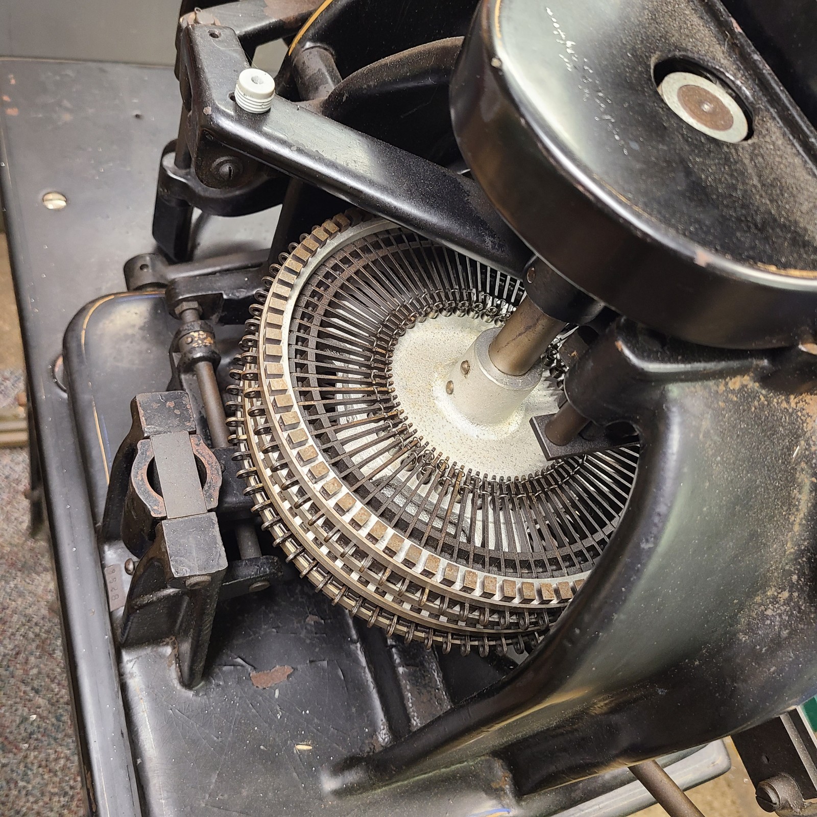 Addressograph G1 Metal Embosser Machine Commercial Graphotype Embossing Tool