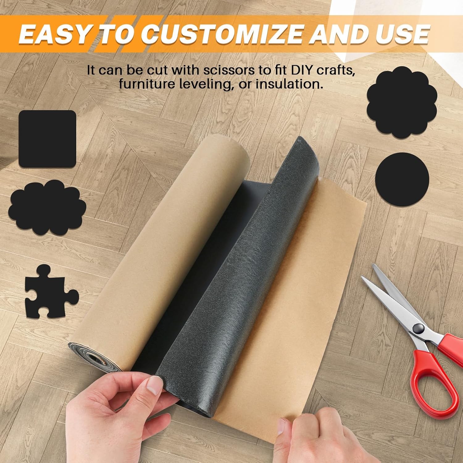 Neoprene Adhesive Foam Sheet Closed Cell Sponge Padding DIY Craft 1/8″ 12×48 Inc