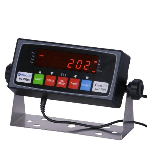 New Prime Scales PS-IN202 LED or LCD Scale Indicator with 4+4 Cable package
