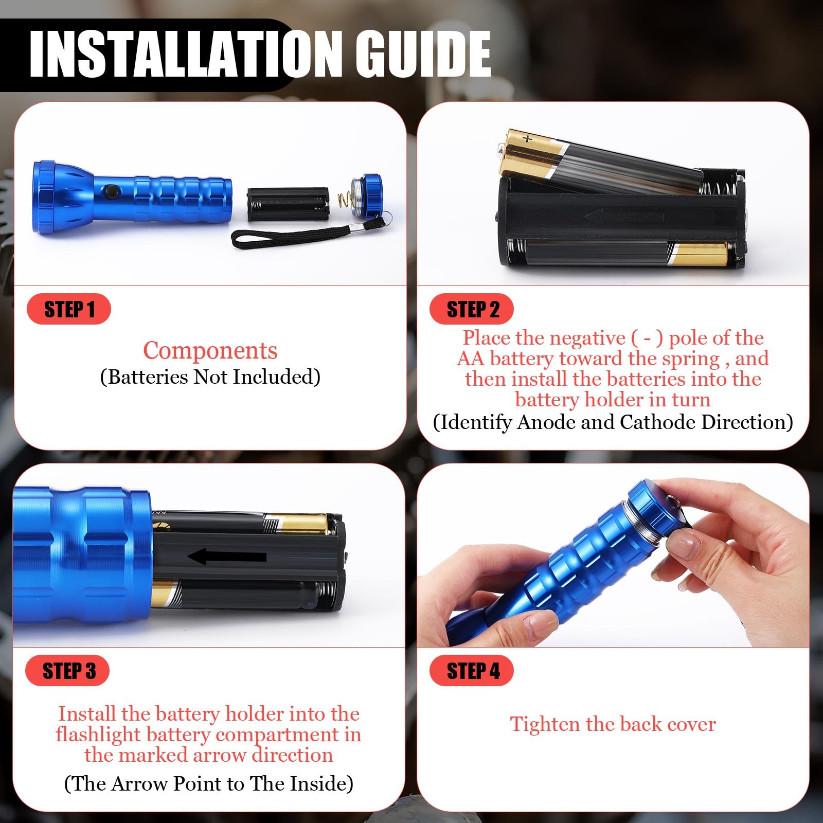 Tellegloww AC Leak Detector Kit AC UV Oil Dye Leak Detection Includes LED Fla…