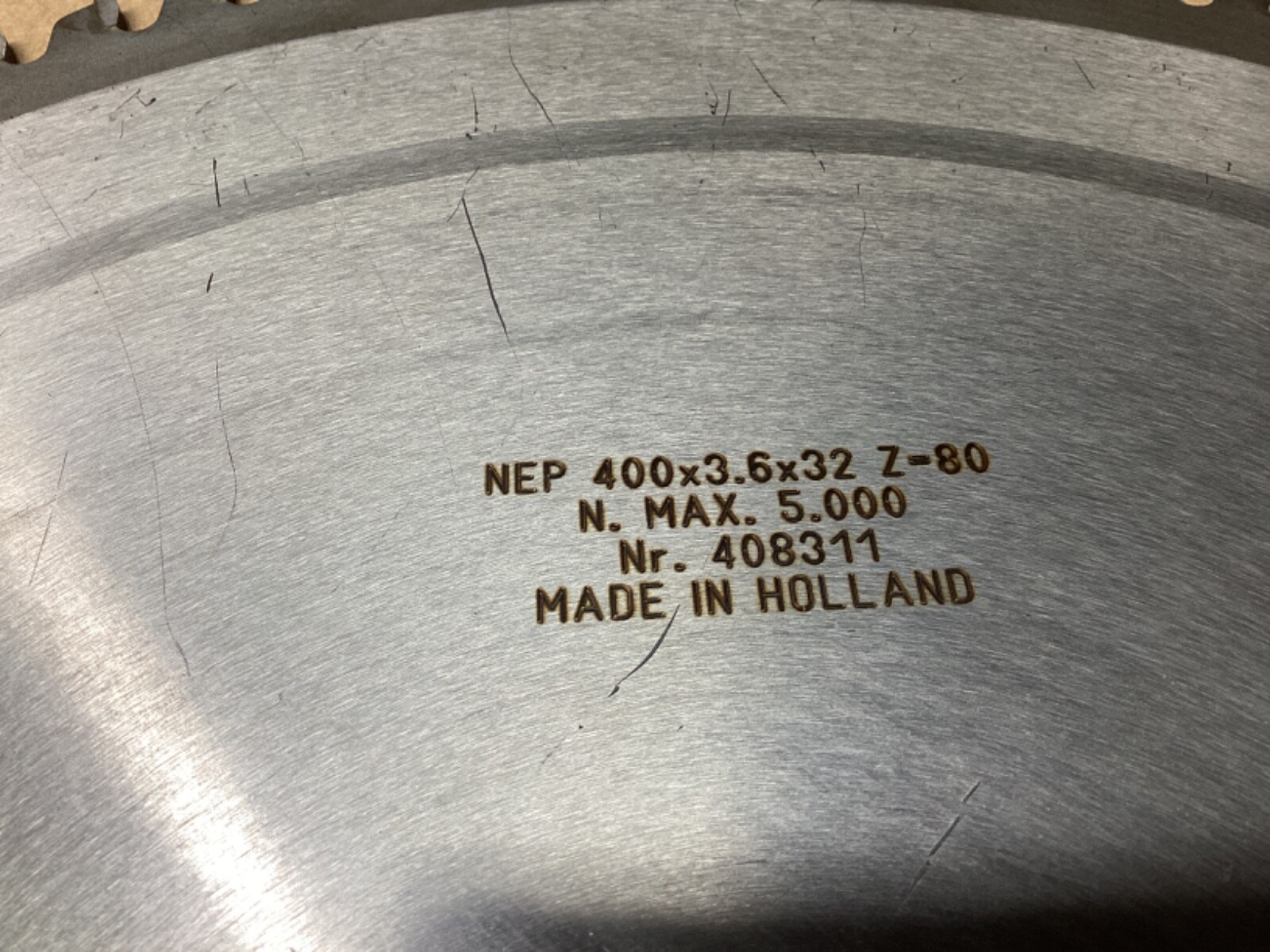 Circular Saw Blade 400×3.6×32 A-80 N Max 5.000 #111G26PR7