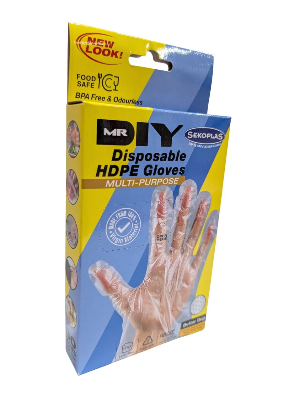 Disposable HDPE Gloves Multi