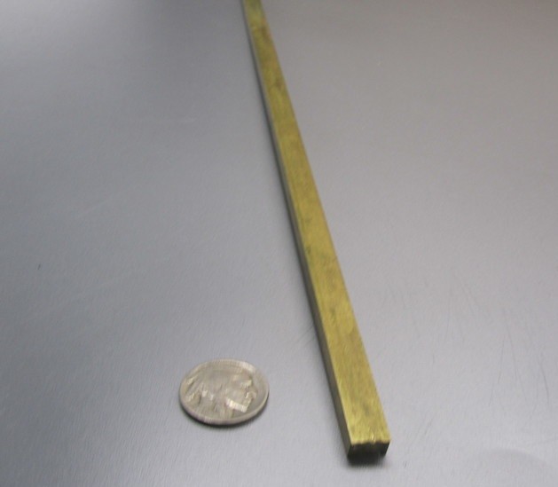 360 Brass Flat Bar 1/4″ Thick x 3/8″ Wide x 60.0″ Length