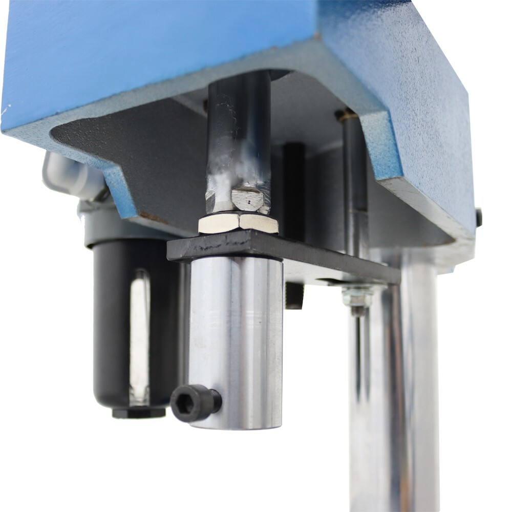 2205Lbs Pneumatic Punch Press Machine Hole Puncher 110V 3.9-1.9in Two Controller
