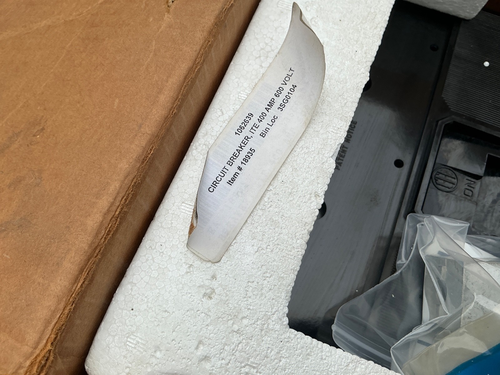ITE JL3-F400 Circuit Breaker 3-Pole, 600v, 400a