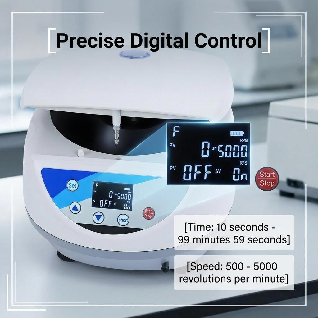 500–5,000 r/minCentrifuge Machine Lab Low Speed Desktop Centrifuge Machine Timer