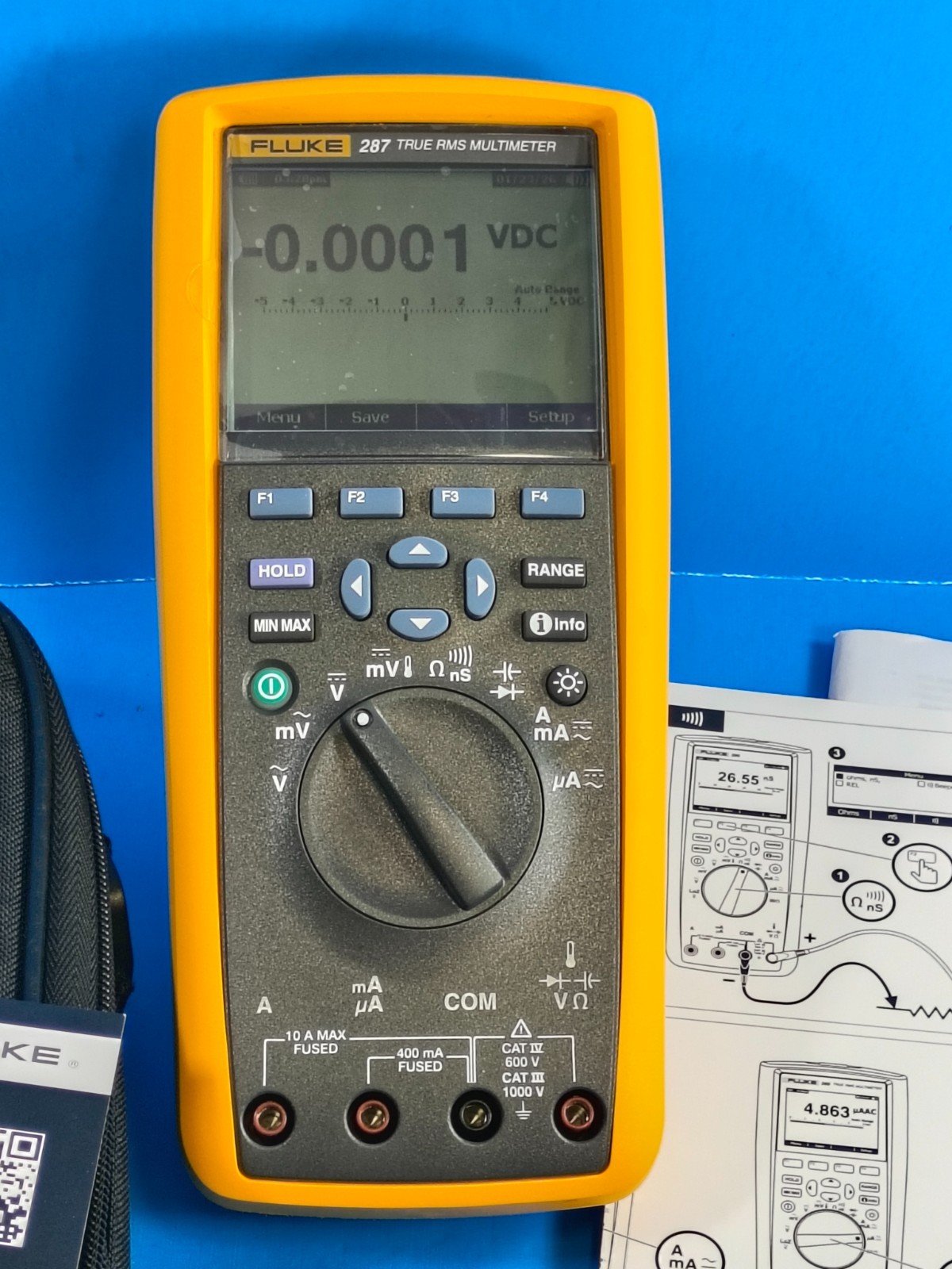 Fluke 287 FVF FlukeView Forms Logging Industrial Digital Multimeter Meter