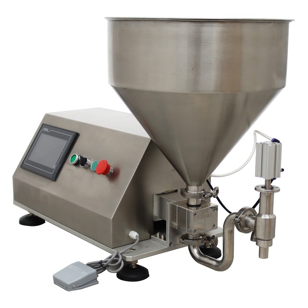 Open Box! 110V 5-50000ml Gear Pump Paste Liquid Filling Machine w/Touch Screen