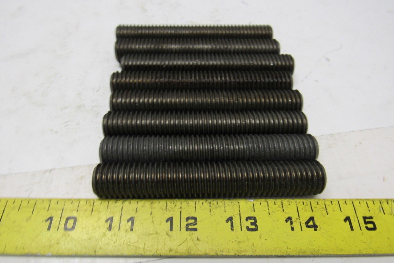 5/8″-11×4-1/2″ (OAL 4-3/4″) A320 L7 Fully Threaded Stud Lot of 8