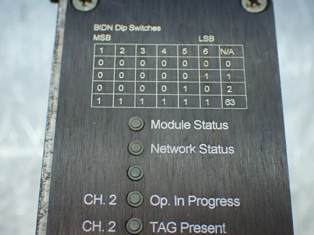 BALOGH RFID INTERFACE / DEVICENET INTERFACE BIDN AA