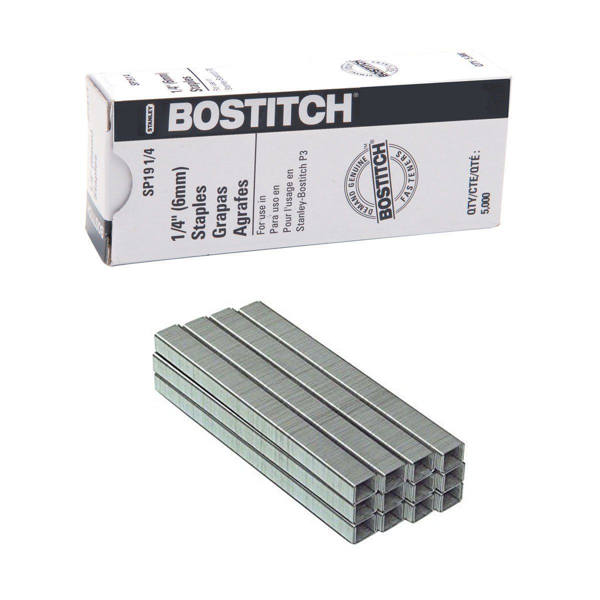 1 Box of Stanley Bostitch P3 1/4″ Staples for P3 Stapler (SP191/4) Authentic!