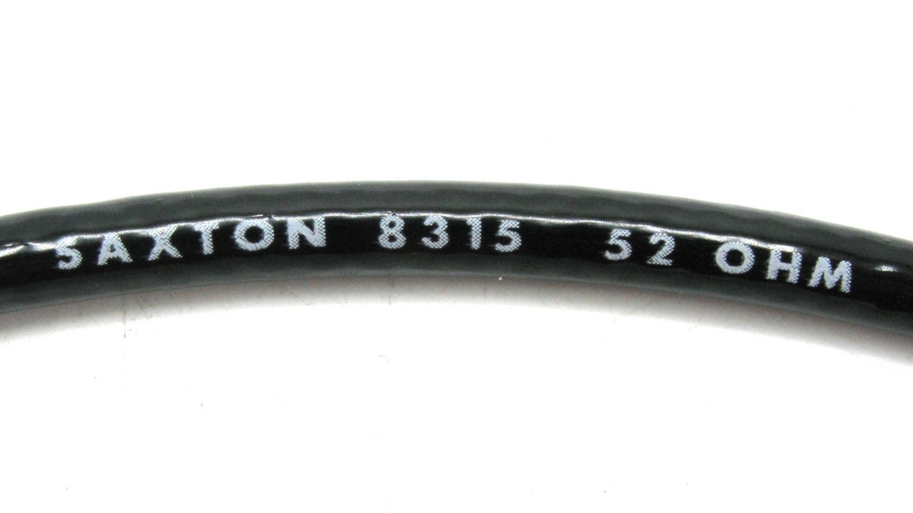RG8X, 50 Ohm PE(F) Coax Cable, Black, 100 Foot