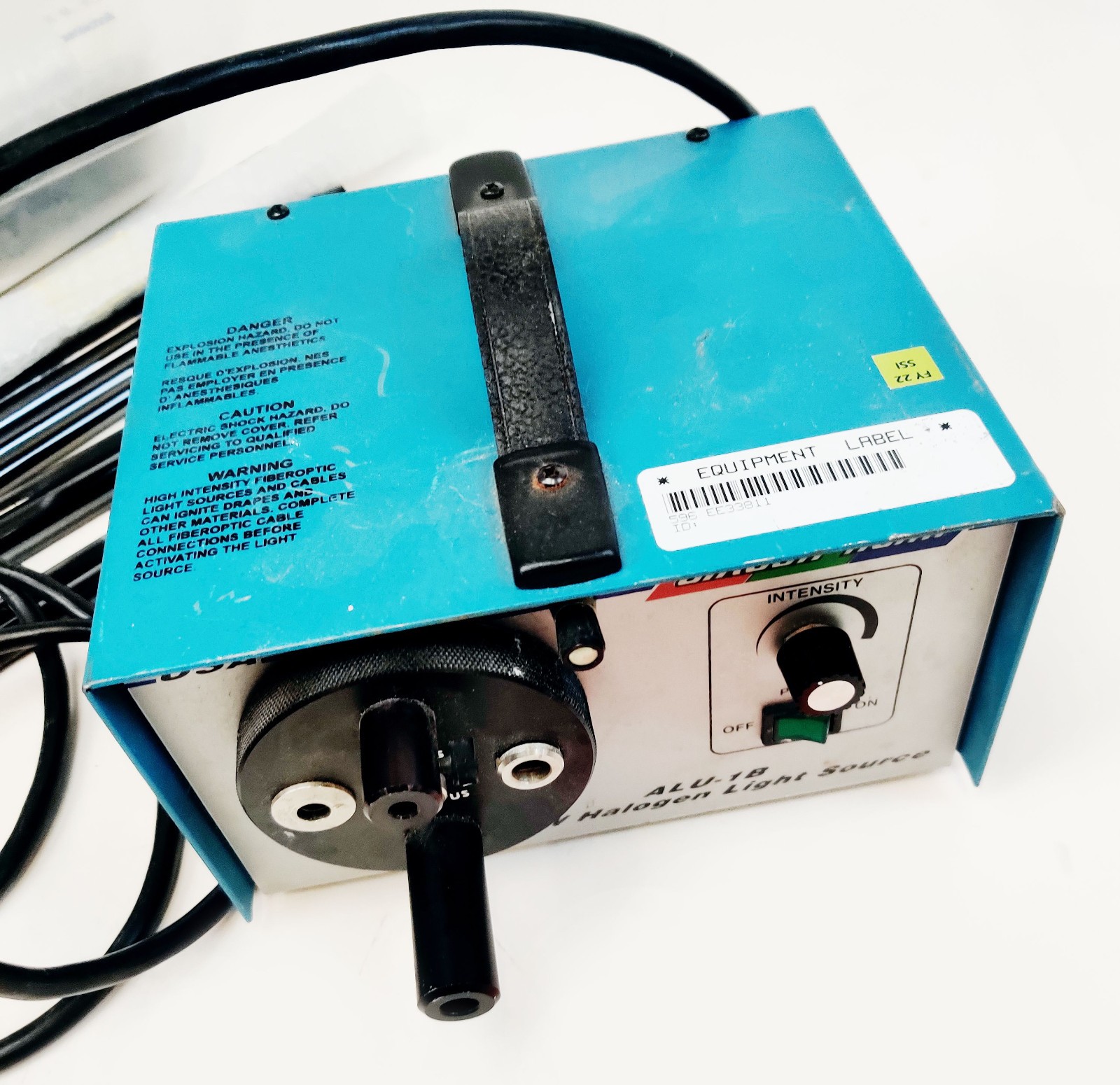 Circon ACMI ALU-1B 150W Halogen Light Source for Borescopes, Fiber Optics Tested